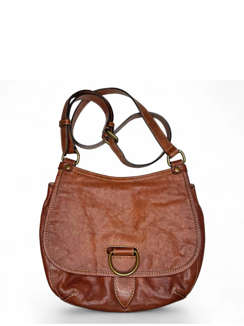Frye Lucy Leather Saddle Bag